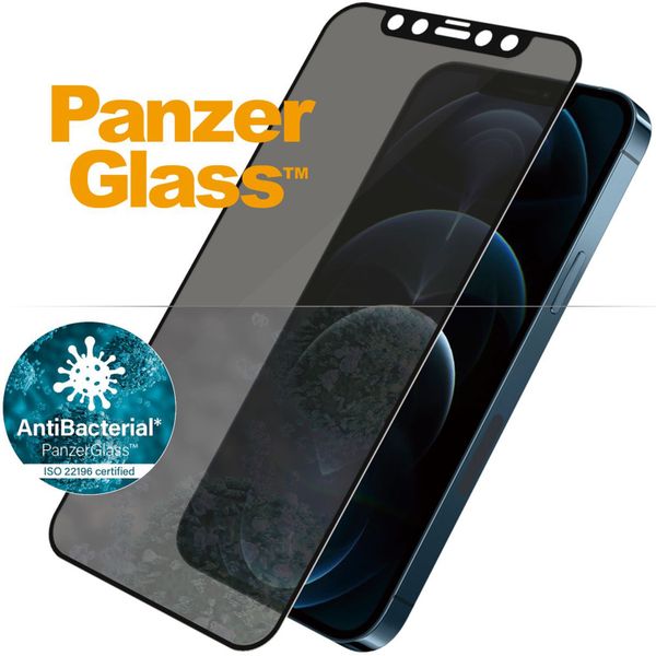 PanzerGlass Privacy Case Friendly Anti-Bacterial Displayschutzfolie für das Apple iPhone 12 Pro Max