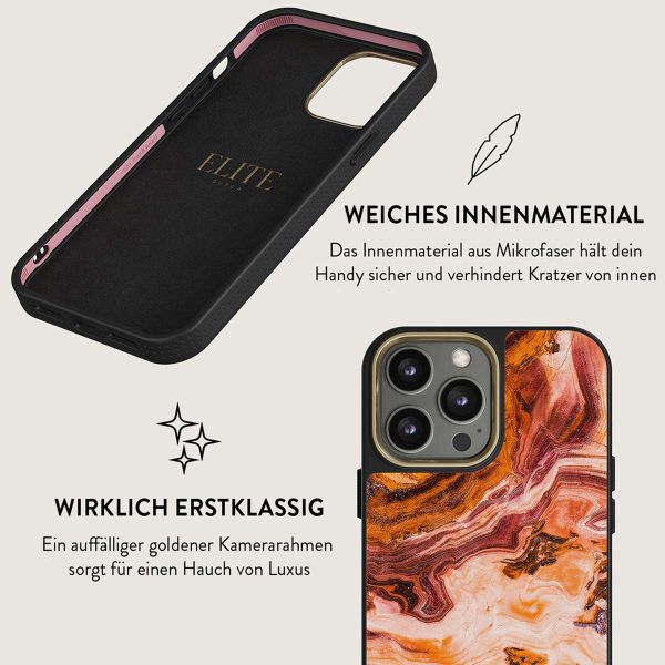 Burga Elite Gold Backcover für das iPhone 14 Pro - Pumpkin Spice