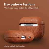 Accezz Echtes Leder Case Apple AirPods Pro 2 - Cognac