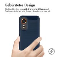 imoshion Brushed Back Cover für das Samsung Galaxy Xcover 7 - Dunkelblau