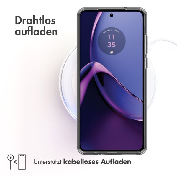 Accezz TPU Clear Cover für das Motorola Moto G84 - Transparent