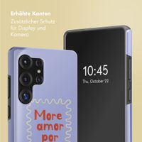 Selencia Vivid Back Cover Samsung Galaxy S25 Ultra - More Amor