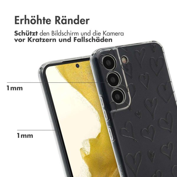 imoshion Design Hülle Samsung Galaxy S22 - Hearts