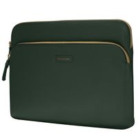 dbramante1928 ﻿Paris+ Sleeve - Laptop Hülle 14 Zoll - Laptop Sleeve - Echtes Leder - MacBook Pro 14 Zoll - Evergreen