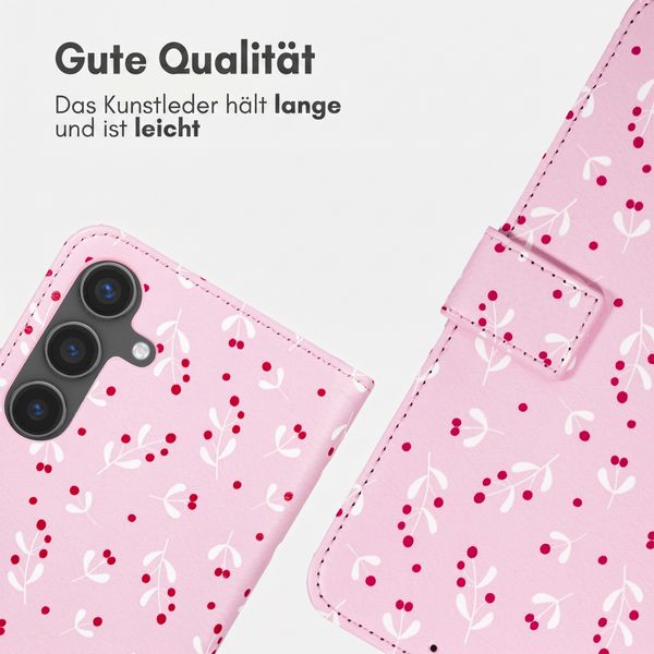 imoshion Design Klapphülle Samsung Galaxy S24 - Blush Berries