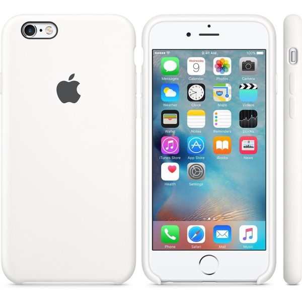 Apple Silikon-Case weiß für das Apple iPhone 6/6s