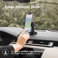 Accezz Handyhalterung für das Auto für das iPhone 6 - Verstellbar - Universell - Armaturenbrett und Windschutzscheibe - Schwarz