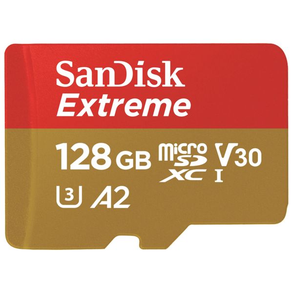 SanDisk microSD Extreme - 128GB - Inklusive RescuePro Deluxe - UHS-I/U3/Full HD/4K UHD