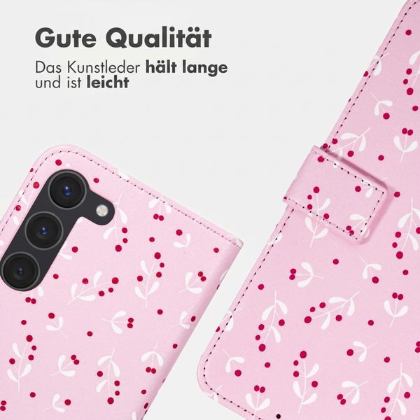imoshion Design Klapphülle Samsung Galaxy S23 - Blush Berries