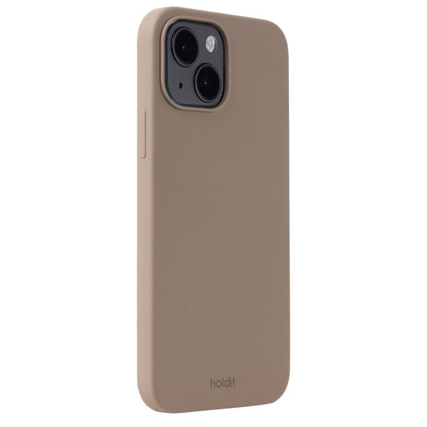 Holdit Silicone Case für das iPhone 14 / 13 - Mocha Brown