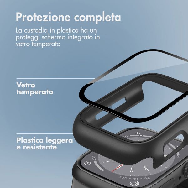 imoshion Full Cover Hard Case Apple Watch 7 / 8 / 9 - 41 mm - Schwarz
