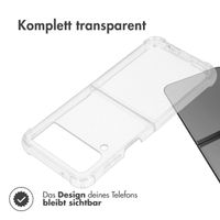 Accezz TPU Clear Cover für das Samsung Galaxy Z Flip 4 - Transparent