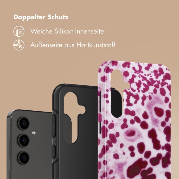 Selencia Vivid Back Cover Samsung Galaxy S24 FE - Cosmic Orchid