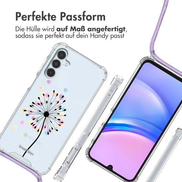 imoshion Design Hülle mit Band für das Samsung Galaxy A15 (5G/4G) - Sandstone Dandelion