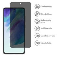 Accezz Privacy Displayschutz aus gehärtetem Glas Samsung Galaxy S21 FE
