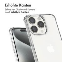 imoshion Back Cover mit Band + Armband für das iPhone 15 Pro - Perlen Herzchen