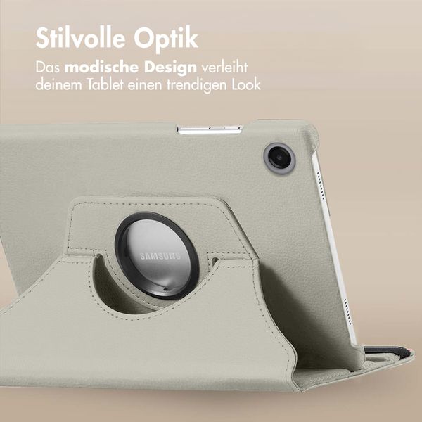 imoshion 360° drehbare Klapphülle Samsung Galaxy Tab A11 - Grau