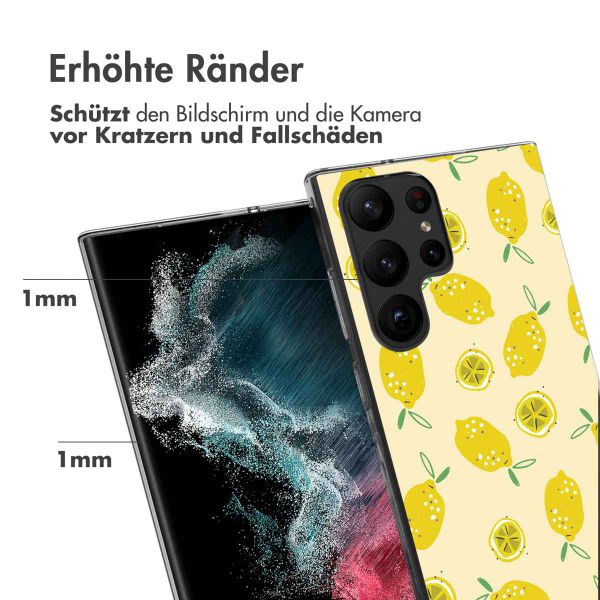 imoshion Design Hülle für das Samsung Galaxy S23 Ultra - Lemons