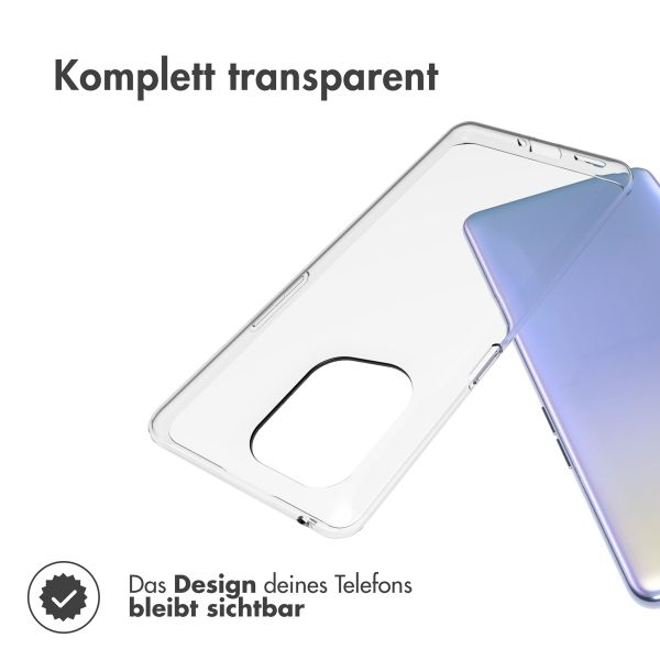 Accezz TPU Clear Cover für das Oppo Find X5 5G - Transparent