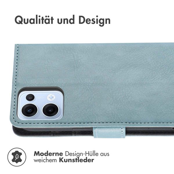 imoshion Luxuriöse Klapphülle Oppo Reno 13 - Hellblau