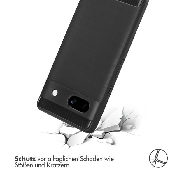 imoshion Brushed Back Cover für das Google Pixel 7a - Schwarz