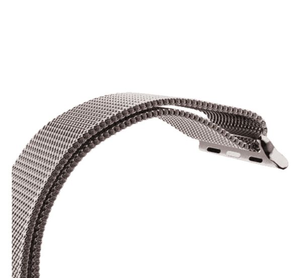 WiWu Milanaise-Armband für das  Apple Watch Series 1 t/m 11 / SE / Ultra (44/45/46/49 mm) - Starlight