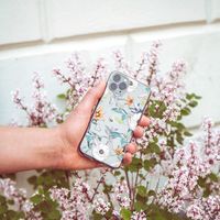 imoshion Design Hülle Apple iPhone 12 (Pro) - Blume - Weiß