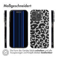 imoshion Design Hülle Apple iPhone 15 Pro - Leopard Transparent
