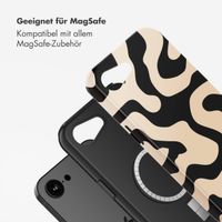 Selencia Vivid Rückabdeckung mit MagSafe Apple iPhone 16e - Art Wave Black