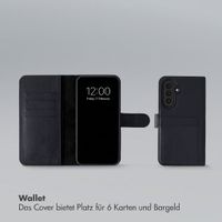 Selencia Olyn Abnehmbare Bookcase mit MagSafe Samsung Galaxy A57 (5G) - Schwarz