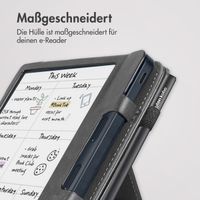 imoshion Klapphülle Sleepcover mit strap und stand für das Kobo Libra Colour / Tolino Vision Color - Schwarz