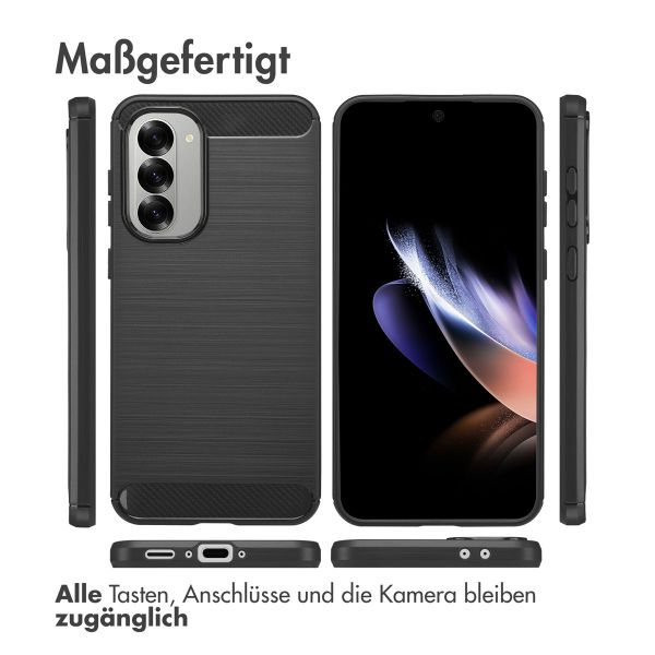 imoshion Brushed Back Cover für das Samsung Galaxy A56 - Schwarz