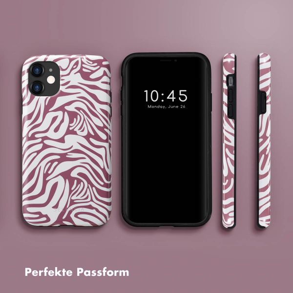 Selencia Vivid Back Cover Apple iPhone 11 - Trippy Swirl Dark Rose