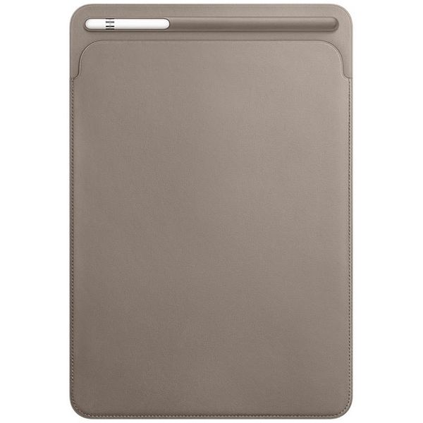 Apple Leather Sleeve für iPad 9 (2021) 10.2 Zoll / 8 (2020) 10.2 Zoll / 7 (2019) 10.2 Zoll / Pro 10.5 (2017) / Air 3 (2019) - Taupe