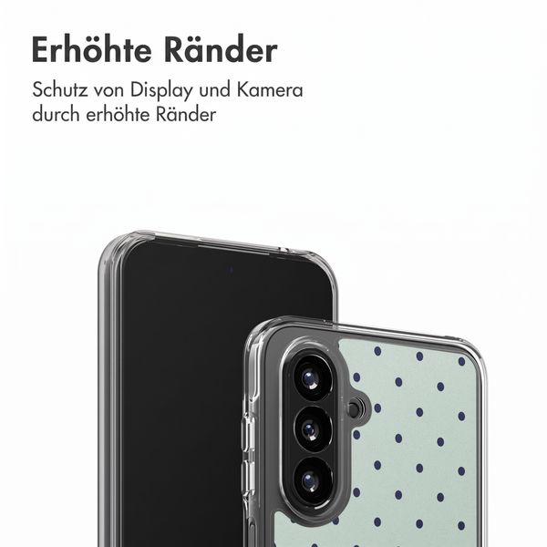 imoshion Design Hülle Samsung Galaxy A56 - Polka Dot Mintgroen