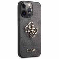 Guess 4G Metal Logo Back Cover Apple iPhone 13 Pro - Grau
