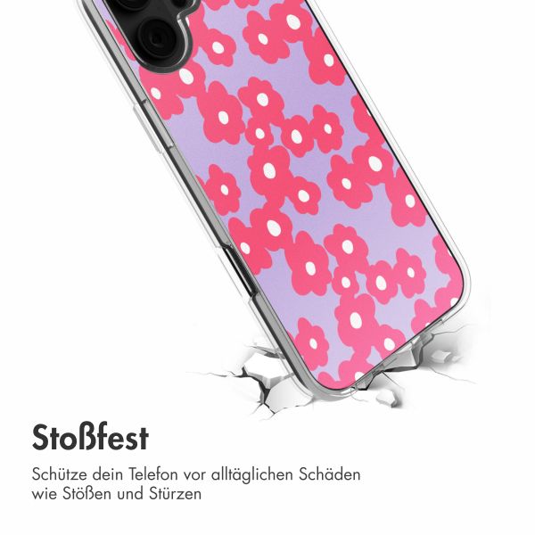 imoshion  Design Hülle für das iPhone 16 - Dusty Rose Blossoms