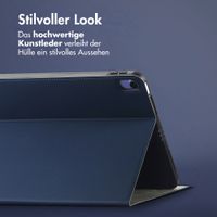 Accezz Classic Klapphülle Apple iPad Mini 7 (2024) / iPad Mini 6 (2021) - Dunkelblau
