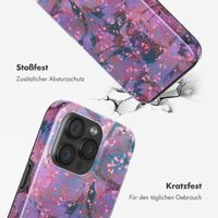 Selencia Vivid Rückabdeckung mit MagSafe Apple iPhone 15 Pro - Fresh Paint Flower Orange