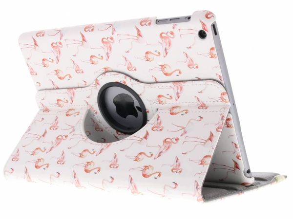 360° drehbare Design Tablet Klapphülle iPad Air 1 (2013) - Flamingo