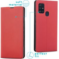 imoshion Slim Folio Klapphülle Samsung Galaxy A21s - Rot