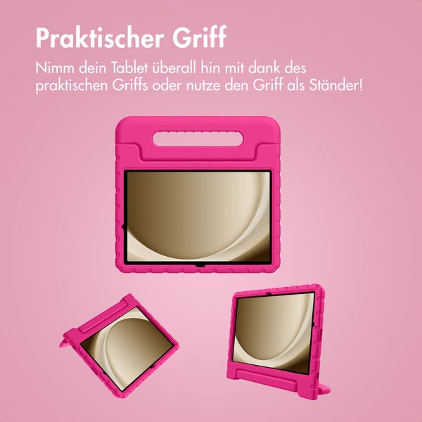 imoshion Schutzhülle mit Handgriff kindersicher Samsung Galaxy Tab A11 Plus / A9 Plus - Rosa