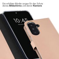 Selencia Echtleder Klapphülle Samsung Galaxy A37 (5G) - Hellrosa