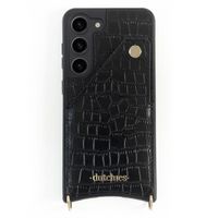 Dutchies Back Cover mit Kartenfach für das Samsung Galaxy S23 Ultra - Telefonband nicht enthalten - Crocodile Chic