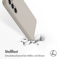 Accezz Liquid Silikoncase mit MagSafe Samsung Galaxy S26 Plus - Stone