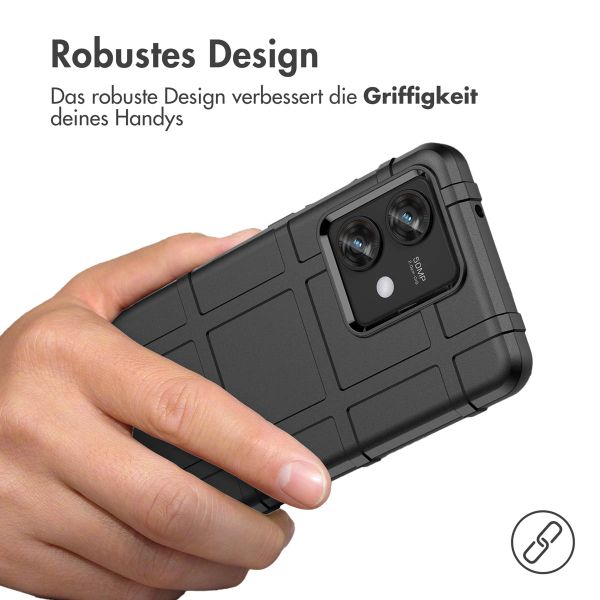 imoshion Rugged Shield Backcover für das Motorola Edge 40 Neo - Schwarz 