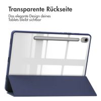 imoshion Trifold Hardcase Klapphülle für das Samsung Galaxy Tab S9 11.0 Zoll - Dunkelblau