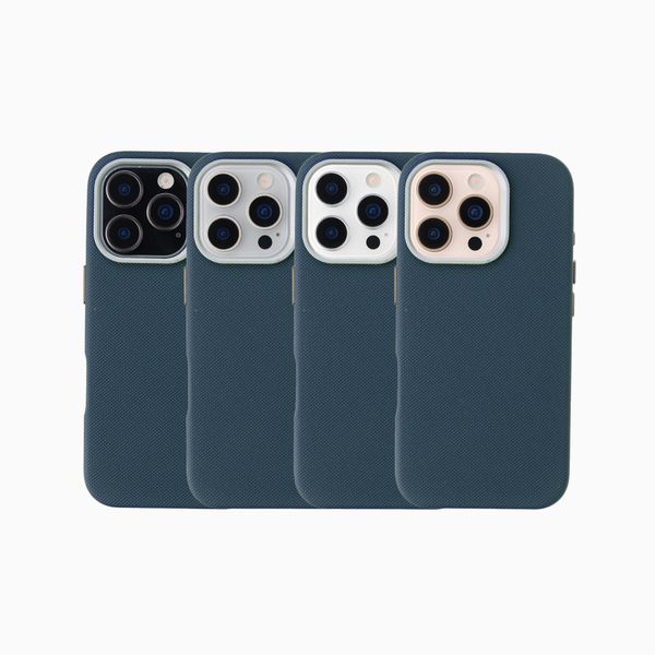 Accezz Mesh Backcover mit MagSafe Apple iPhone 16 Pro - Dunkelblau
