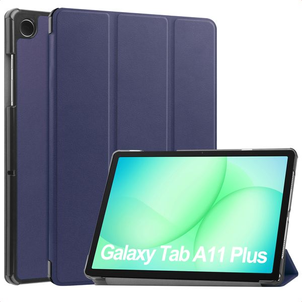 imoshion Trifold Klapphülle Samsung Galaxy Tab A11 Plus - Dunkelblau