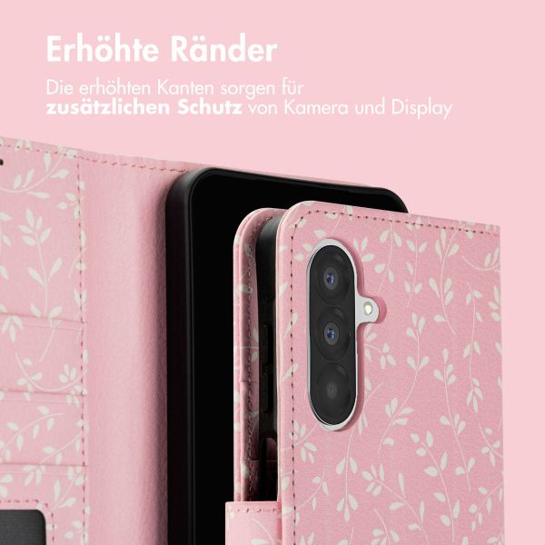 imoshion Design Klapphülle Samsung Galaxy A26 - Pink Bazaar Flowers